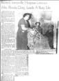 Article about Rhoda Yount mother of Charles Alvin Brady, after she remaarried J.M. Doty