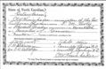 Re-marriage of Rhoda Yount to F.M. Doty 1917