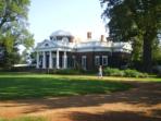 Thomas Jefferson's manson Monticello, back entrance