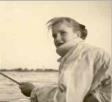Antje Schumann sailing her Pirate class "Viking" 1955, age 15