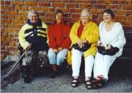 Liselotte Schumann née Anthes in Denmark & daughters Geesche, Hilke, Antje 2003, 